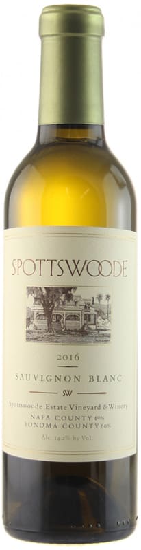 Spottswoode Sauvignon Blanc 2016 Front Bottle Shot
