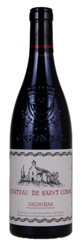 Chateau de Saint Cosme Gigondas 2021 Front Bottle Shot