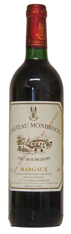 Chateau Monbrison 1998 Front Bottle Shot