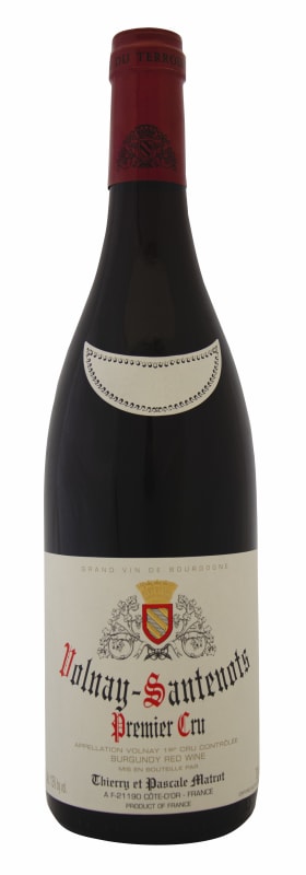 Domaine Matrot Volnay Santenots Premier Cru 2016 Front Bottle Shot