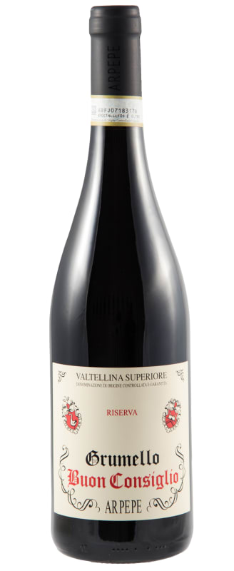 Ar. Pe. Pe. Valtellina Superiore Grumello Buon Consiglio Riserva 2016 Front Bottle Shot