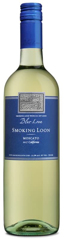 Smoking Loon Blue Loon Moscato 2018 Front Bottle Shot