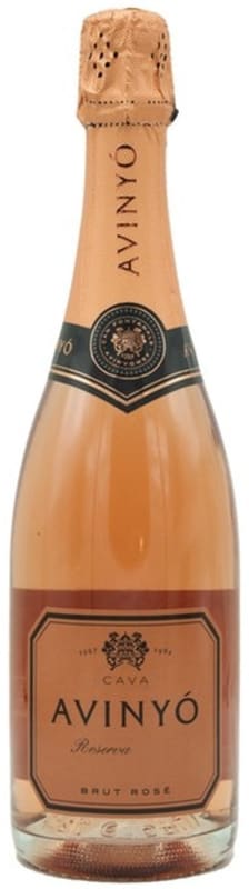 Avinyo Reserva Brut Rose Cava 2020 Front Bottle Shot