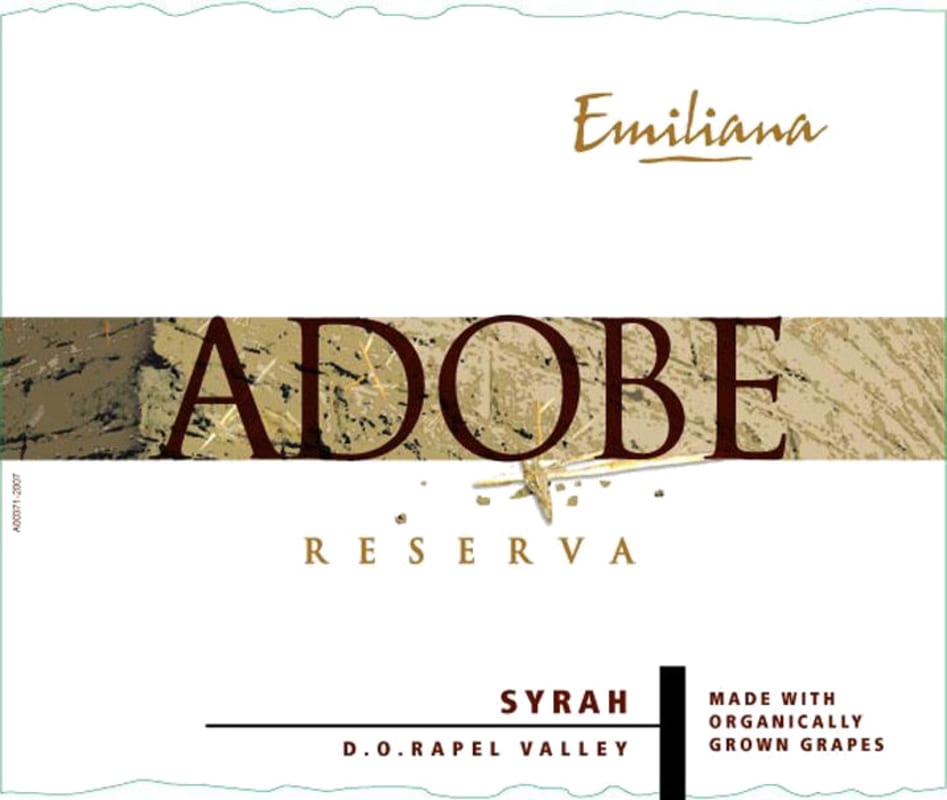 Emiliana Adobe Reserva Syrah 2011 Front Label