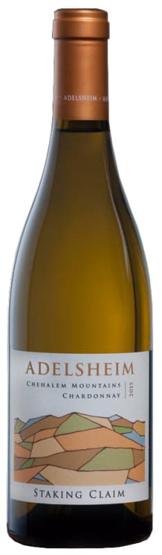 Adelsheim Staking Claim Chardonnay 2015 Front Bottle Shot