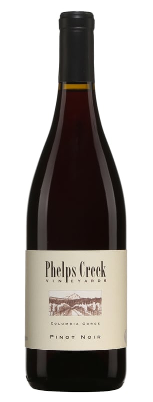 Phelps Creek Wines Pinot Noir 2013 Front Bottle Shot