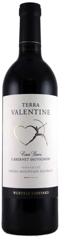 Terra Valentine Wurtele Vineyard Cabernet Sauvignon 2014 Front Bottle Shot