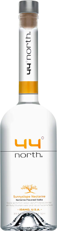 44 North Sunnyslope Nectarine Vodka Front Bottle Shot