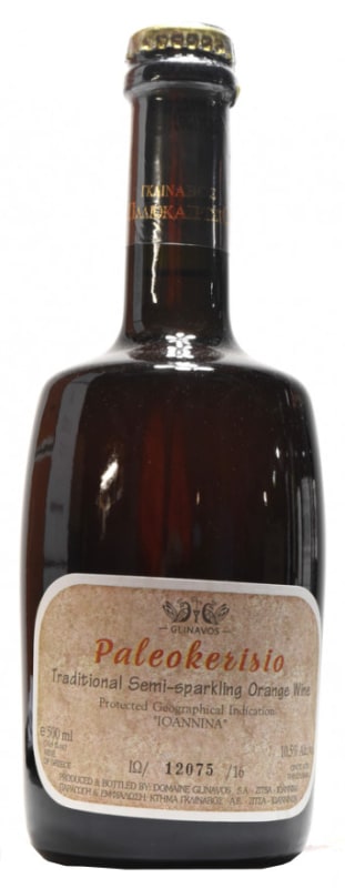 Domaine Glinavos Paleokerisio Orange Wine (500ML) 2017 Front Bottle Shot