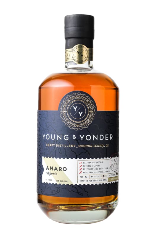 Young & Yonder Amaro Front Bottle Shot