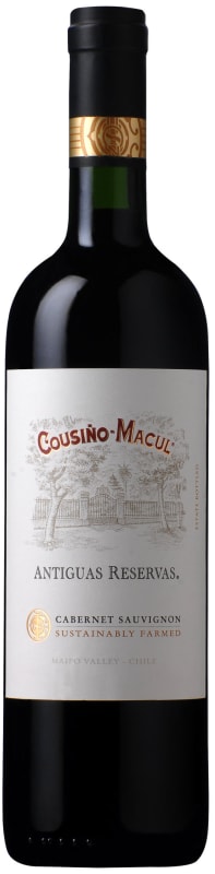 Cousino Macul Antiguas Reservas Cabernet Sauvignon 2015 Front Bottle Shot