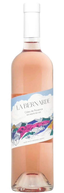 La Bernarde Cotes de Provence Les Hauts de Luc Rose 2024 Front Bottle Shot