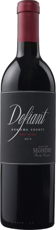 Seghesio Defiant Red Wine 2015 Front Bottle Shot
