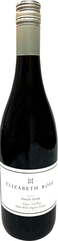 Elizabeth Rose Pinot Noir 2022 Front Bottle Shot