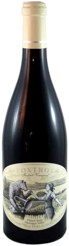 Foxtrot Vineyards Foxtrot Vineyard Pinot Noir 2015 Front Bottle Shot