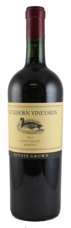 Duckhorn Estate Grown Merlot 2004 Front Bottle Shot