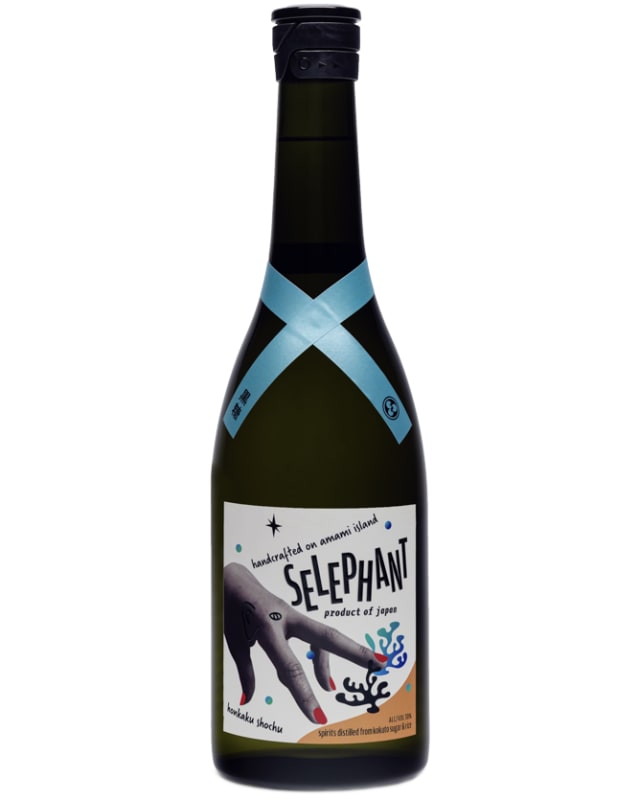 Nishihira Selephant Honkaku Kokuto Sugar Shochu Front Bottle Shot