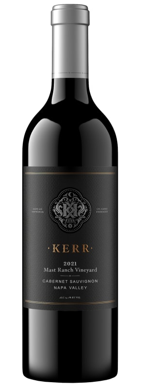Kerr Cellars Mast Ranch Vineyard Cabernet Sauvignon 2021 Front Bottle Shot