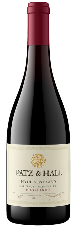 Patz & Hall Hyde Vineyard Pinot Noir 2022 Front Bottle Shot