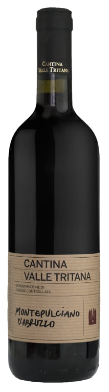 Cantina Valle Tritana Montepulciano d'Abruzzo 2020 Front Bottle Shot
