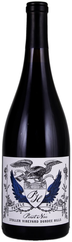 Purple Hands Stoller Vineyard Pinot Noir 2014 Front Bottle Shot