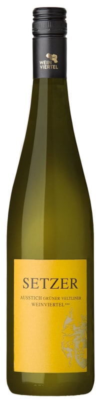 Setzer Ausstich Weinviertel Gruner Veltliner 2022 Front Bottle Shot