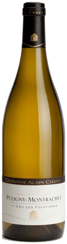 Alain Chavy Puligny-Montrachet Les Folatieres Premier Cru 2016 Front Bottle Shot