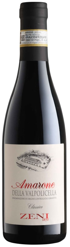 Zeni Amarone della Valpolicella Classico (375ML half-bottle) 2020 Front Bottle Shot