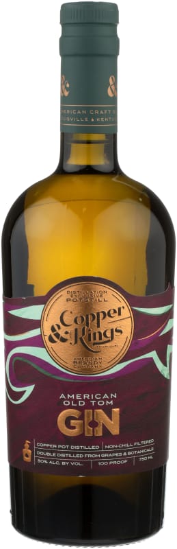 Copper & Kings American Old Tom Gin Front Bottle Shot