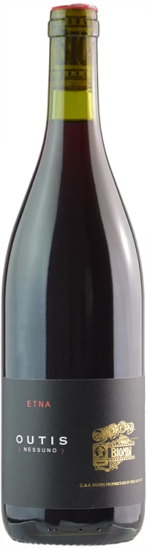 Biondi Etna Outis Nessuno Rosso 2022 Front Bottle Shot