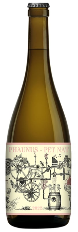 Aphros Phaunus Pet Nat Rose 2022 Front Bottle Shot
