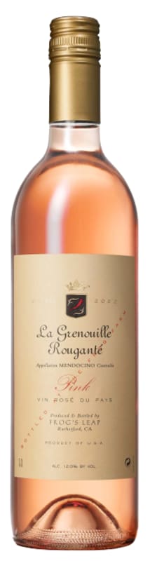 Frog's Leap Pink La Grenouille Rougante 2022 Front Bottle Shot