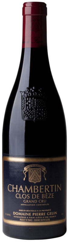 Pierre Gelin Chambertin Clos De Beze Grand Cru 2016 Front Bottle Shot