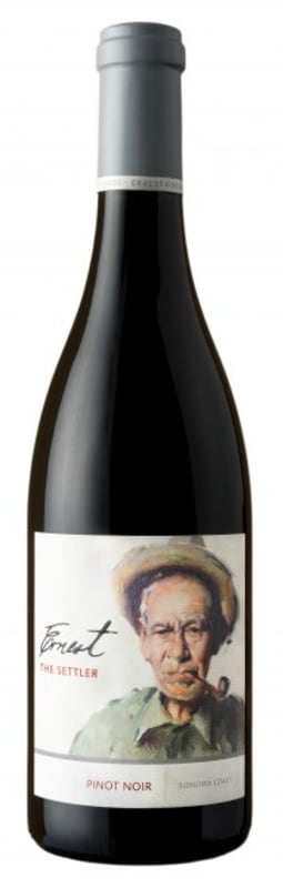 Ernest Vineyards The Settler Pinot Noir 2015 Front Bottle Shot