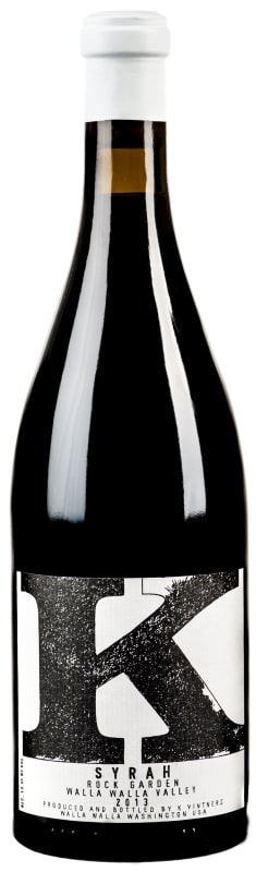 K Vintners Rockgarden Syrah 2013 Front Bottle Shot