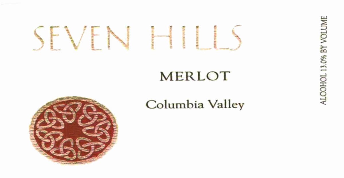 Seven Hills Winery Columbia Valley Merlot 2007 Front Label