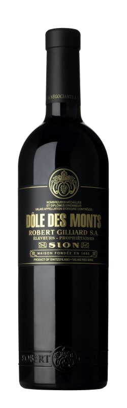 Robert Gilliard Dole des Monts Pinot Noir 2015 Front Bottle Shot