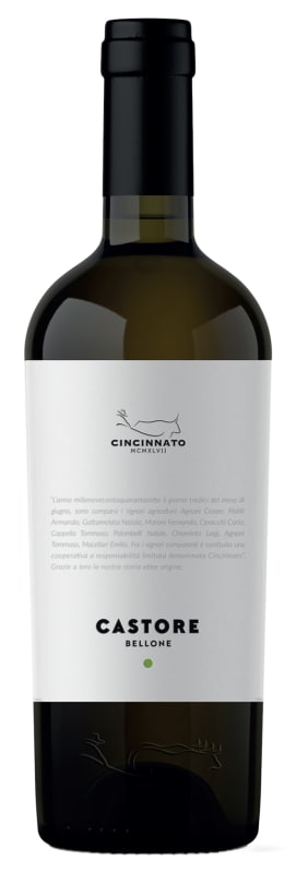 Cantina Cincinnato Castore Lazio Bellone 2021 Front Bottle Shot