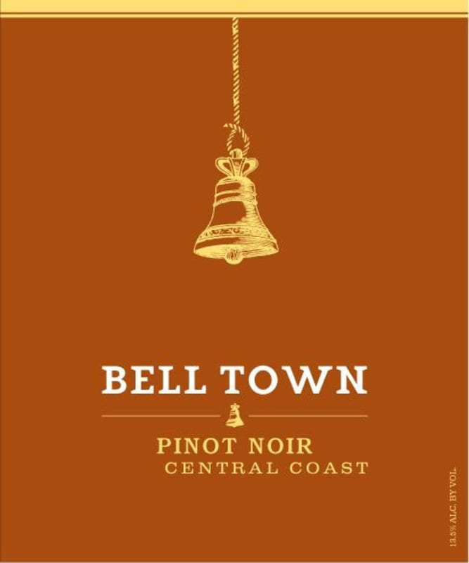 Bell Town Wine Pinot Noir 2012 Front Label