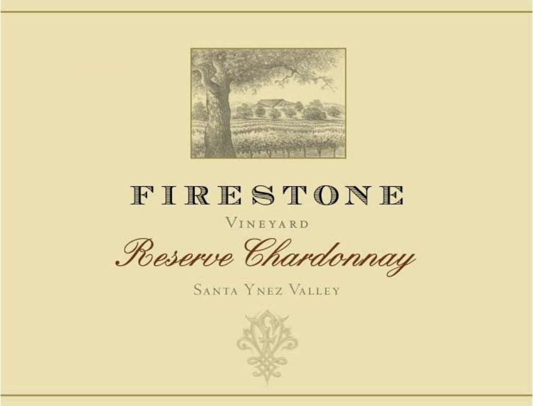 Firestone Reserve Chardonnay 2015 Front Label
