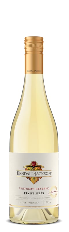 Kendall-Jackson Vintner's Reserve Pinot Gris 2016 Front Bottle Shot