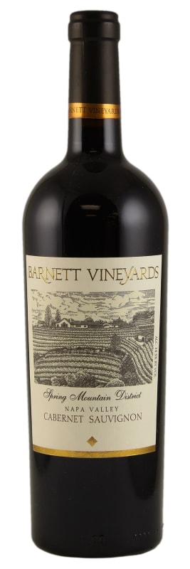Barnett Vineyards Spring Mountain Cabernet Sauvignon 2023 Front Bottle Shot