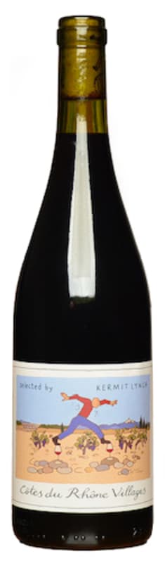 Vignerons d'Estezargues Cotes du Rhone Villages Cuvee Kermit Lynch 2023 Front Bottle Shot