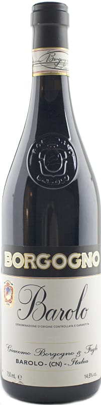 Borgogno Barolo 2012 Front Bottle Shot