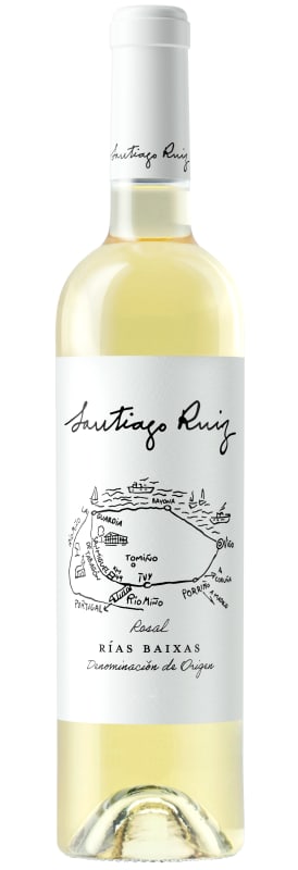 Santiago Ruiz Albarino Blend 2025 Front Bottle Shot