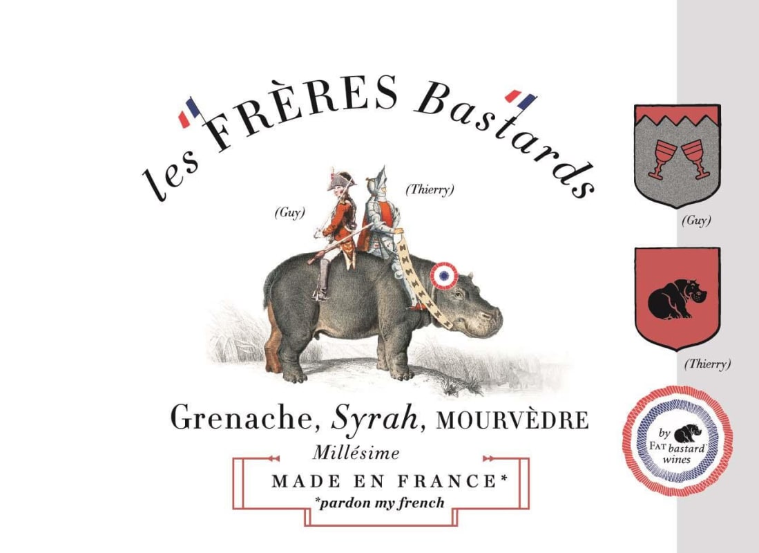 Fat Bastard Thierry & Guy 'Les Freres Bastards' Grenache - Syrah - Mourvedre 2019 Front Label