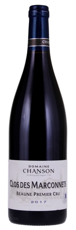 Chanson Pere & Fils Beaune Clos des Marconnets Premier Cru 2018 Front Bottle Shot