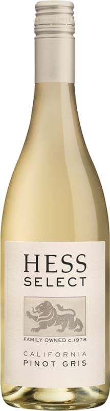 Hess Select Pinot Gris 2018 Front Bottle Shot