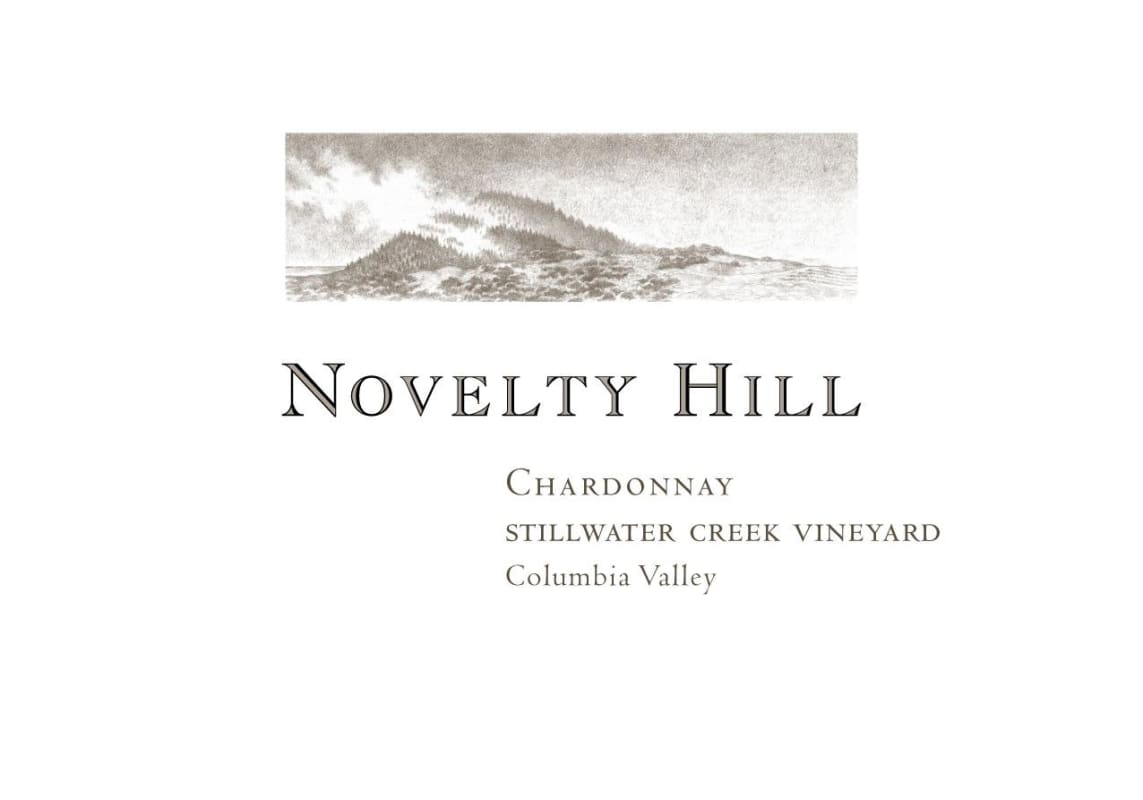 Novelty Hill Stillwater Creek Vineyard Chardonnay 2018 Front Label