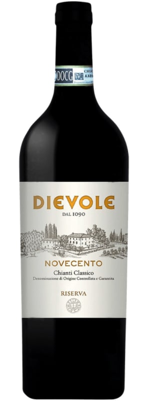 Dievole Novecento Chianti Classico Riserva 2021 Front Bottle Shot
